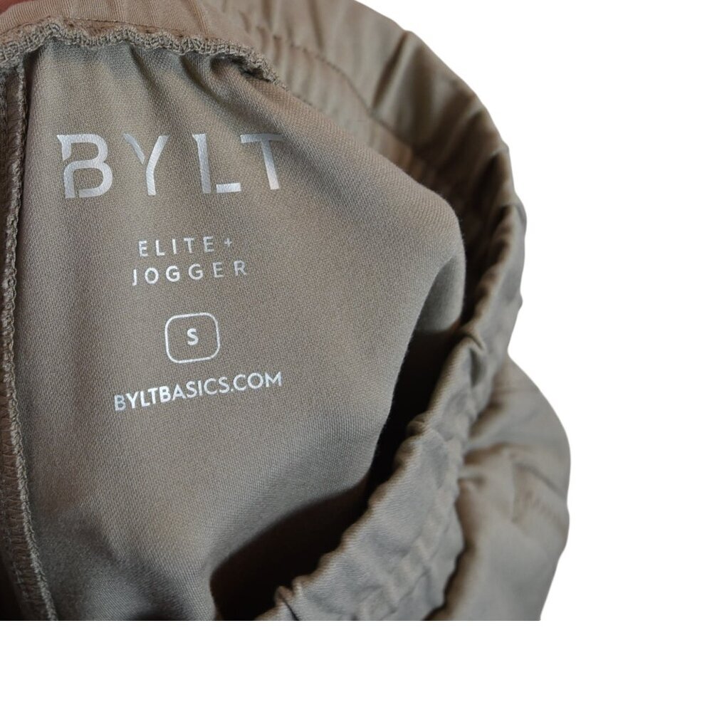 BYLT Elite+ Jogger Stone Tan Size S Premium Athleisure Pants - Picture 6 of 7